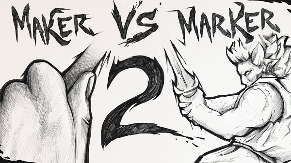 Maker VS Marker 2 : un dessinateur se bat contre son dessin (vidéo)