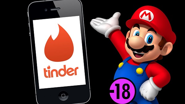 Mario drague sur Tinder (vidéo)