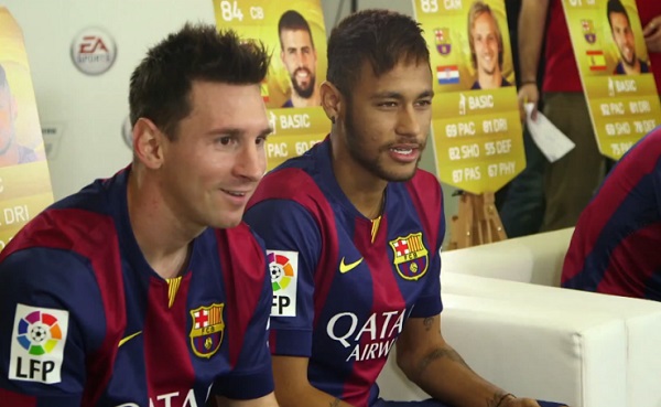 Les joueurs du Barça se défient à FIFA 15 (vidéo)