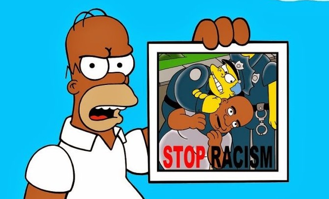 Les Simpson sont noirs pour dénoncer les violences policières aux USA
