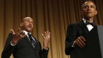 Barack Obama et son &laquo;&nbsp;traducteur de colère&nbsp;&raquo; font le show sur scène